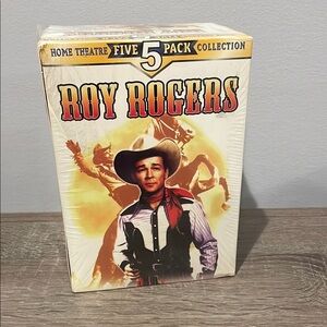 Vintage Roy Rogers Home Theatre Five Pack VHS Collection